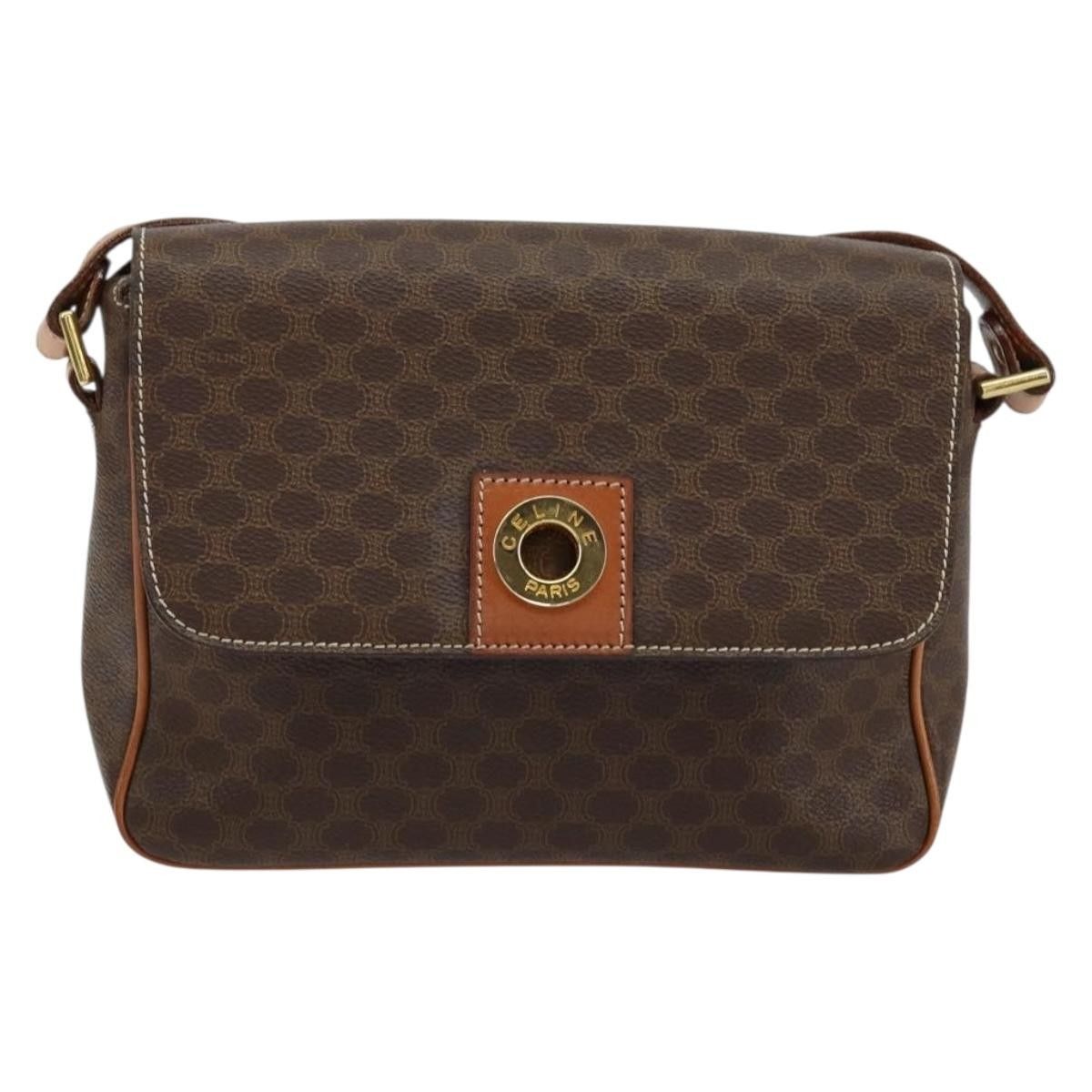 Celine Celine Vintage Macadam Circle Logo Canvas and Leather Size ONE SIZE - 19 Thumbnail
