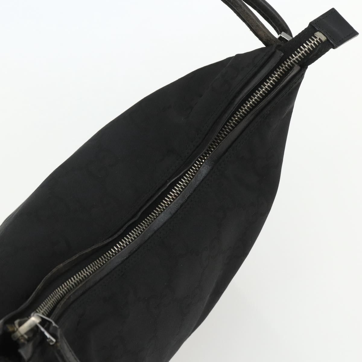 Gucci Gucci Vintage Zip Hobo GG Canvas and Leather Size ONE SIZE - 17 Thumbnail