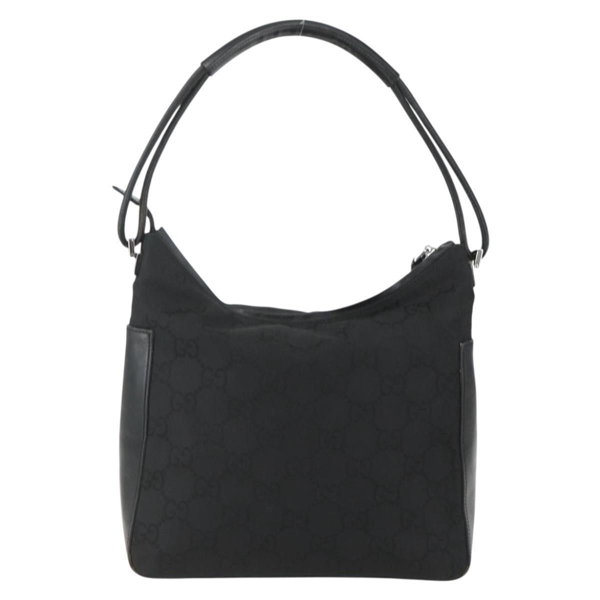 Gucci Gucci Vintage Zip Hobo GG Canvas and Leather Size ONE SIZE - 22 Thumbnail
