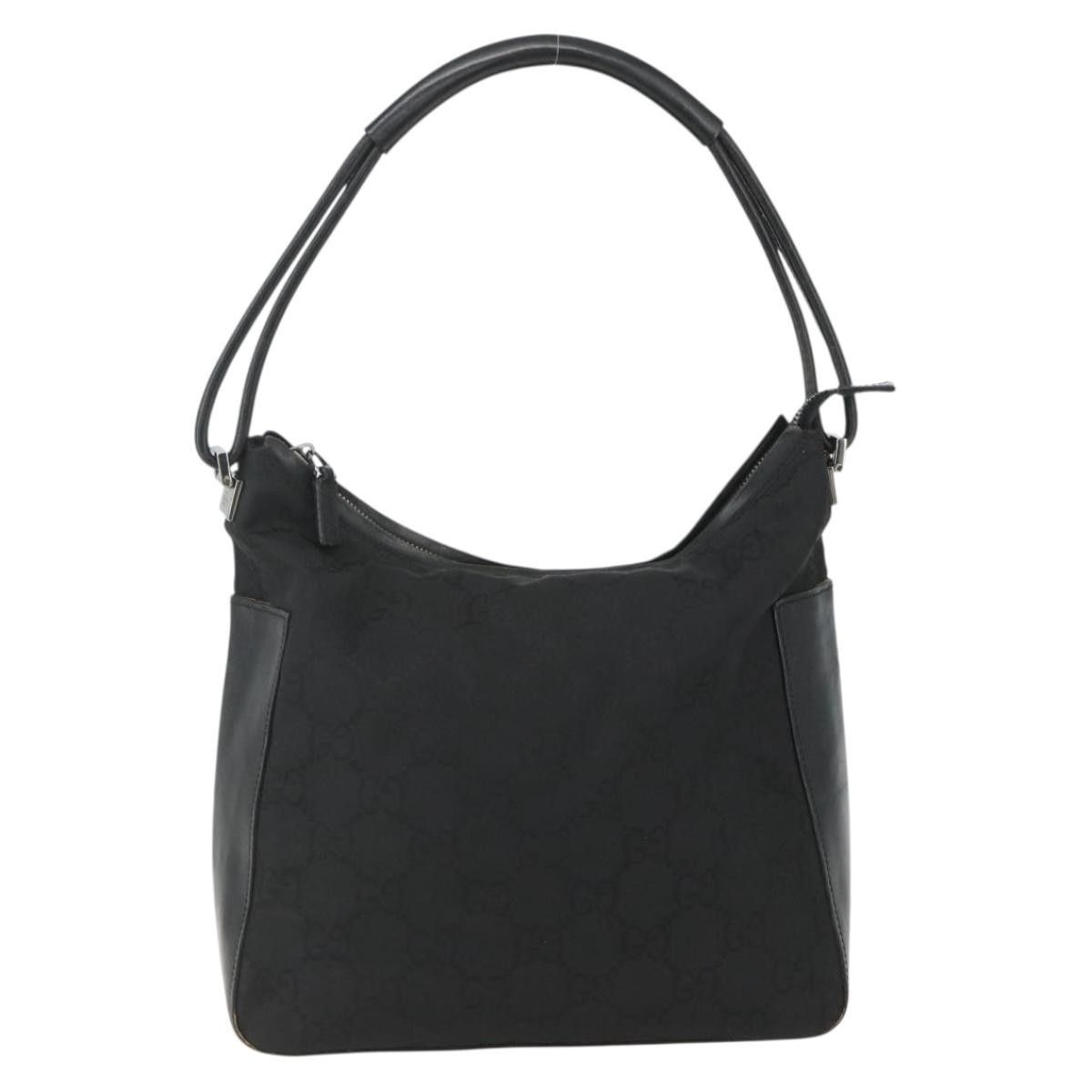 Gucci Gucci Vintage Zip Hobo GG Canvas and Leather Size ONE SIZE - 2 Thumbnail