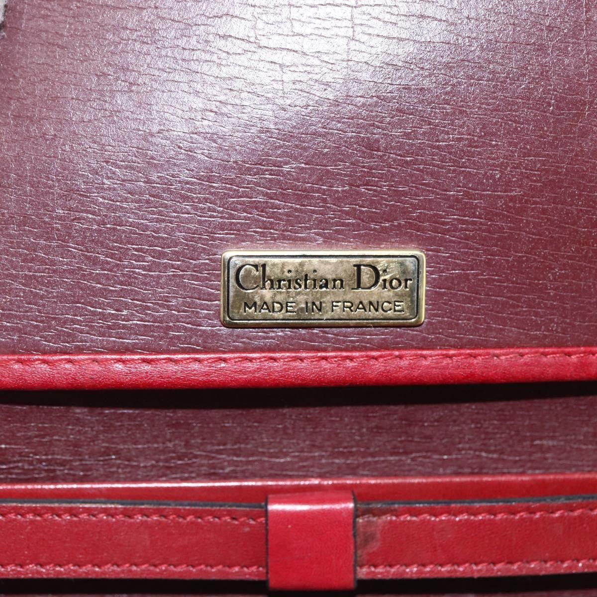 Dior Christian Dior Vintage Handbag Leather Size ONE SIZE - 6 Thumbnail