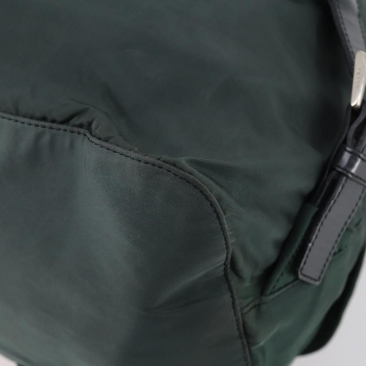 Prada Prada Vela Double Front Pocket Backpack Tessuto with Saffiano Leather Size ONE SIZE - 11 Thumbnail