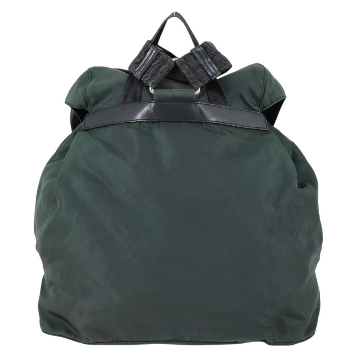 Prada Prada Vela Double Front Pocket Backpack Tessuto with Saffiano Leather Size ONE SIZE - 2 Thumbnail