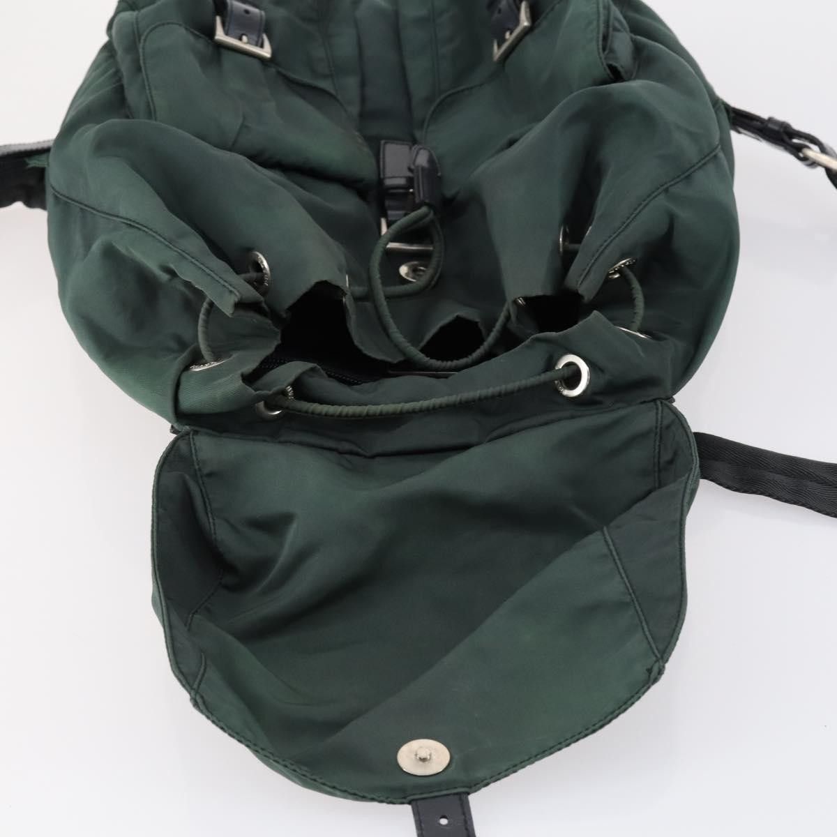 Prada Prada Vela Double Front Pocket Backpack Tessuto with Saffiano Leather Size ONE SIZE - 20 Thumbnail