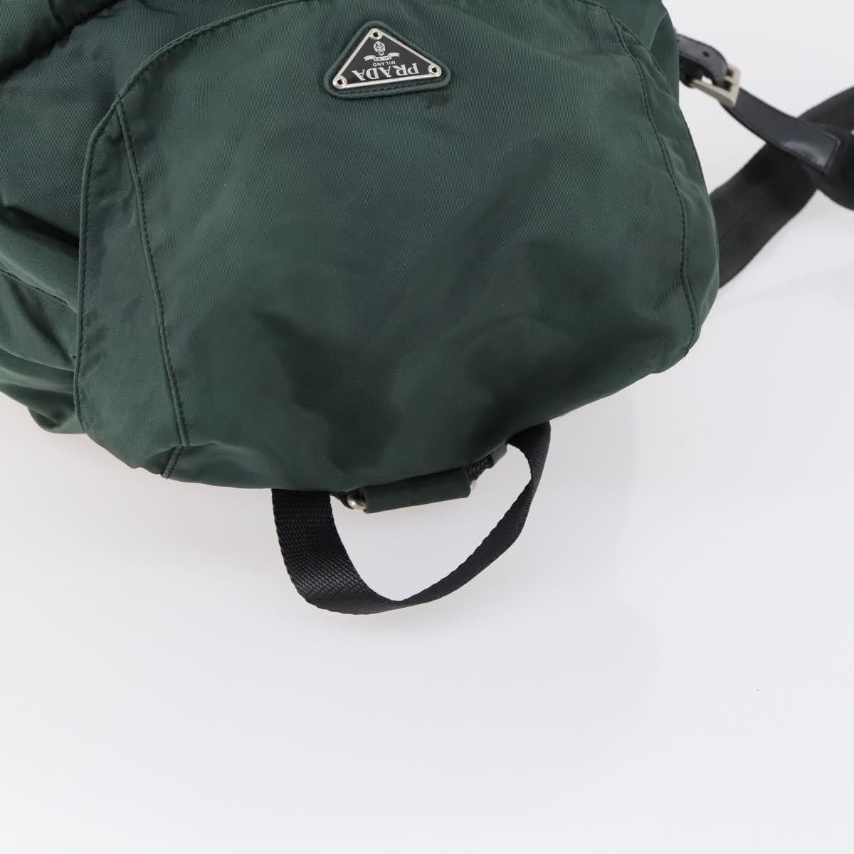 Prada Prada Vela Double Front Pocket Backpack Tessuto with Saffiano Leather Size ONE SIZE - 16 Thumbnail