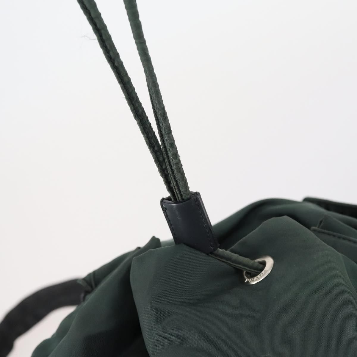 Prada Prada Vela Double Front Pocket Backpack Tessuto with Saffiano Leather Size ONE SIZE - 19 Thumbnail