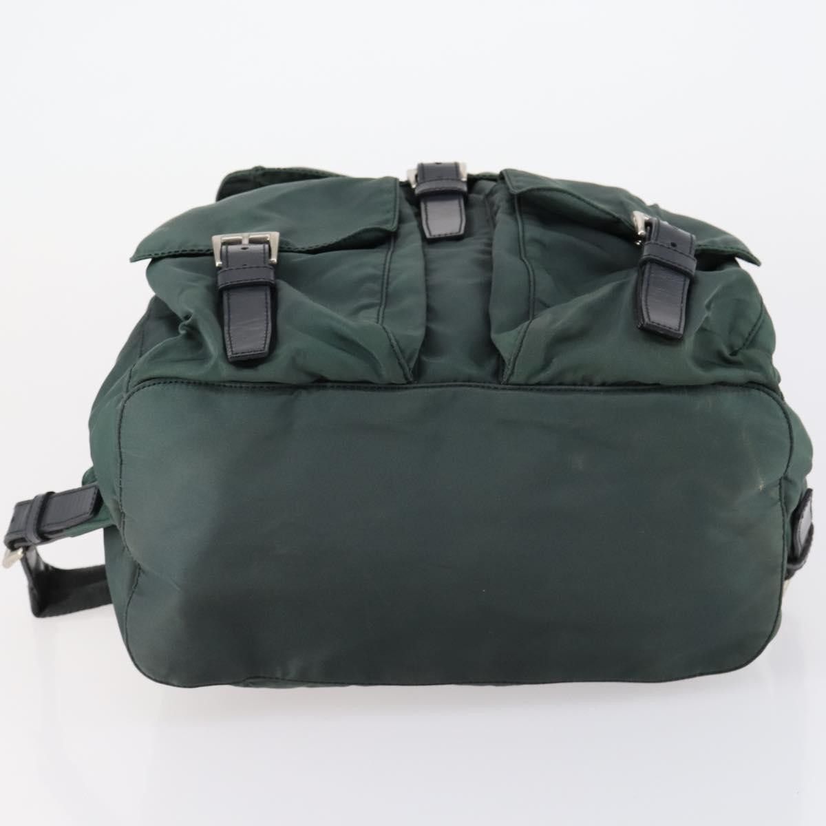 Prada Prada Vela Double Front Pocket Backpack Tessuto with Saffiano Leather Size ONE SIZE - 23 Thumbnail