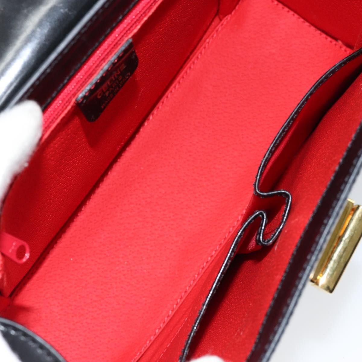 Celine Celine Vintage Convertible Turnlock Top Handle Bag Leather Size ONE SIZE - 5 Thumbnail