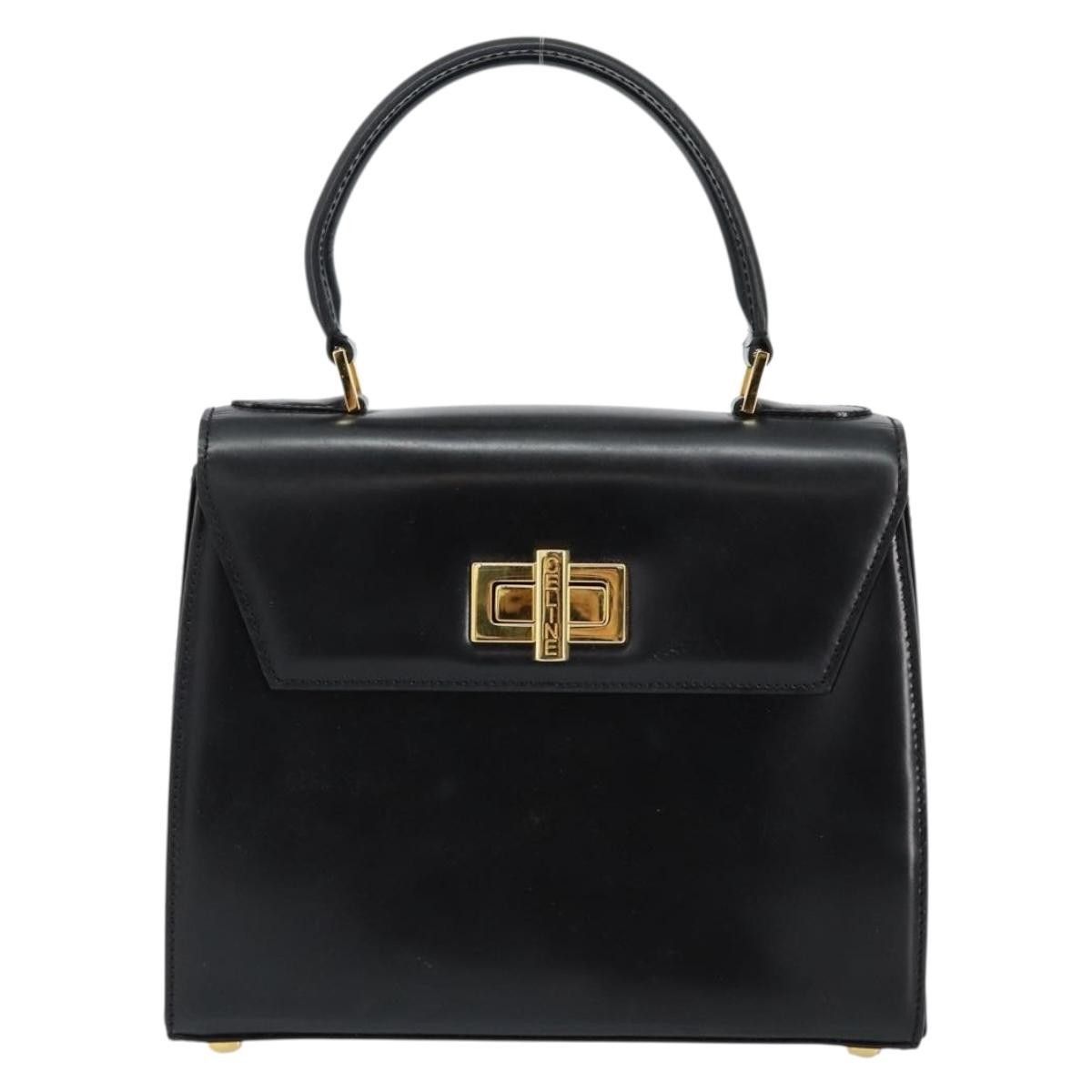 Celine Celine Vintage Convertible Turnlock Top Handle Bag Leather Size ONE SIZE - 18 Thumbnail