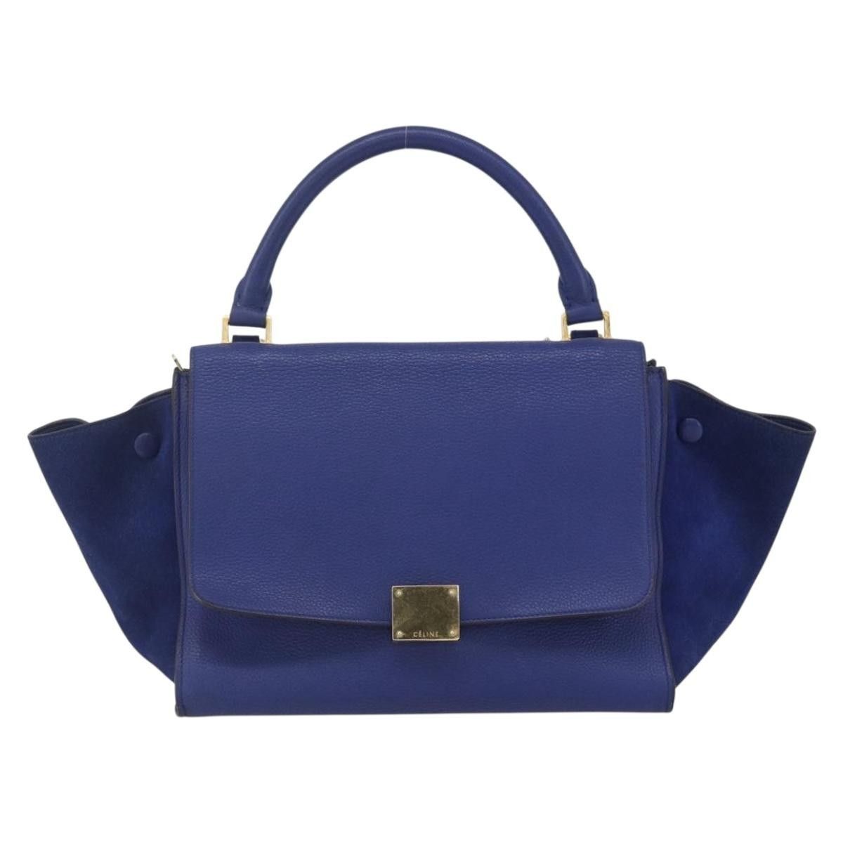Celine Celine Trapeze Bag Leather with Suede Size ONE SIZE - 17 Thumbnail