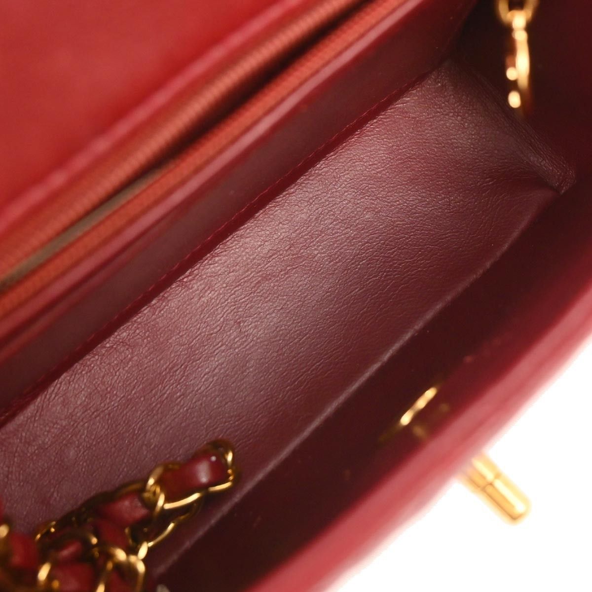 Chanel Chanel Vintage Square Classic Single Flap Bag Quilted Lambskin Size ONE SIZE - 3 Thumbnail