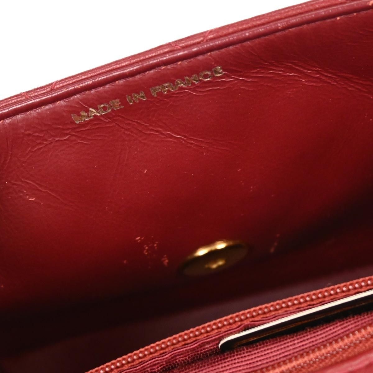 Chanel Chanel Vintage Square Classic Single Flap Bag Quilted Lambskin Size ONE SIZE - 4 Thumbnail