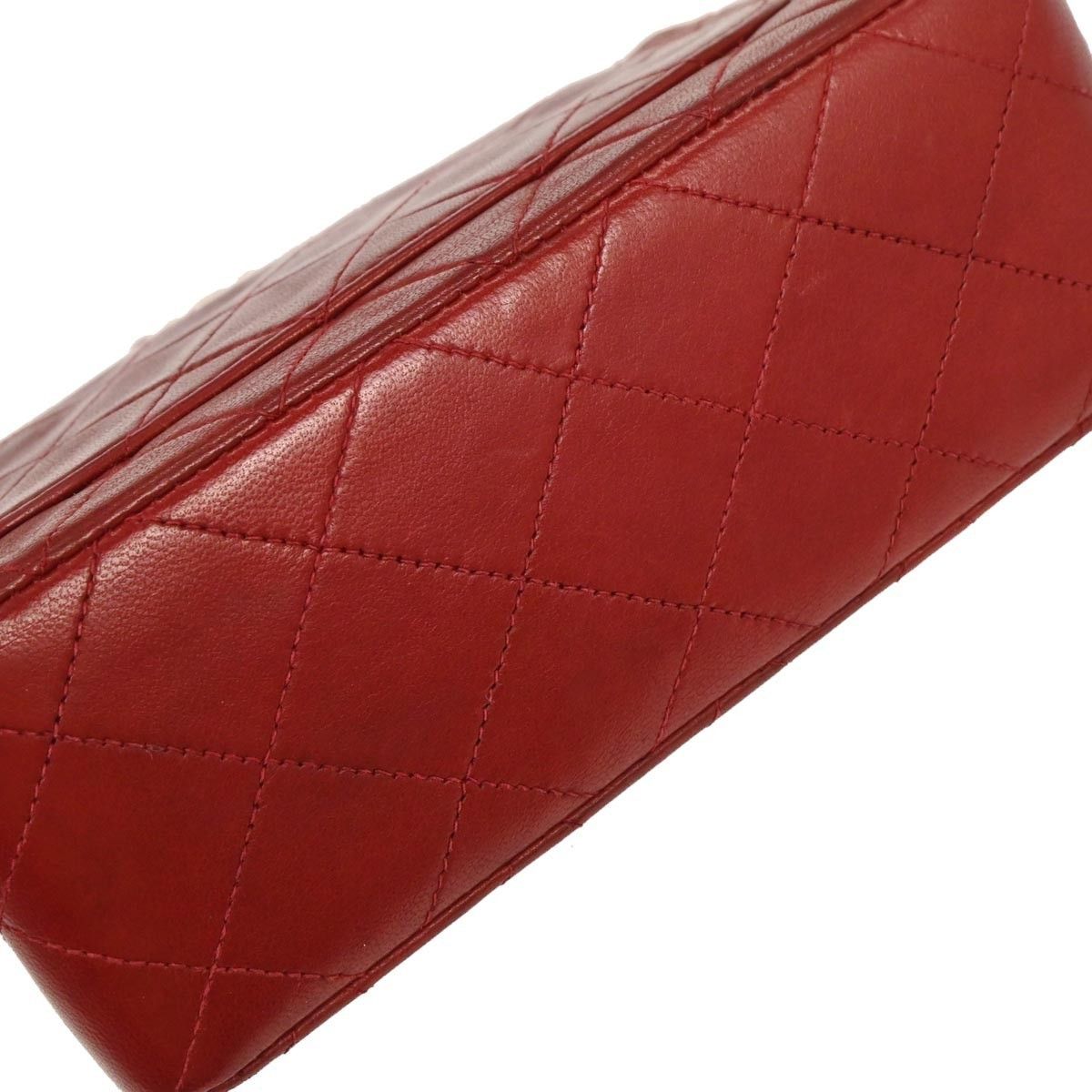 Chanel Chanel Vintage Square Classic Single Flap Bag Quilted Lambskin Size ONE SIZE - 6 Thumbnail