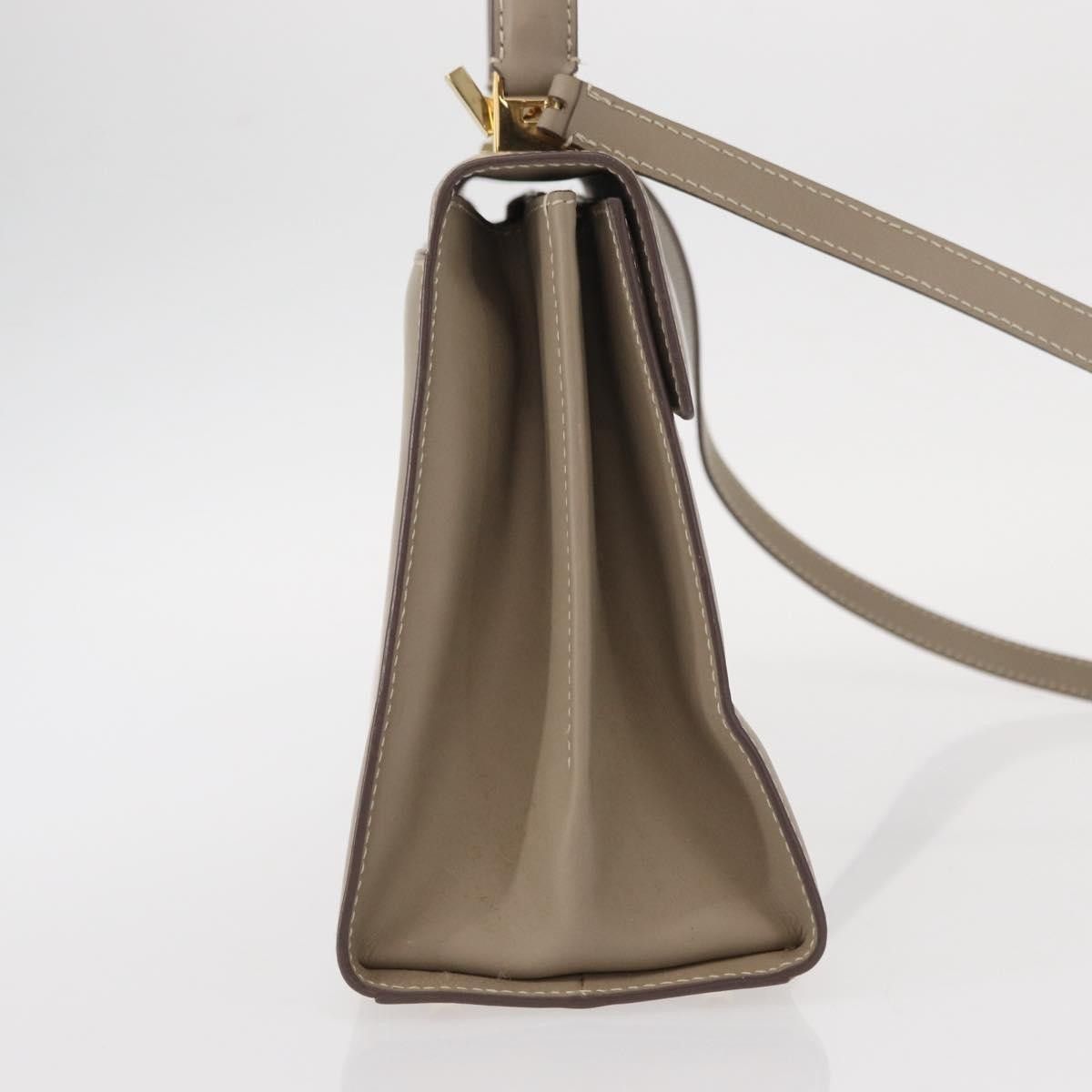 Salvatore Ferragamo Salvatore Ferragamo Gancini Top Handle Flap Bag Leather Size ONE SIZE - 4 Thumbnail
