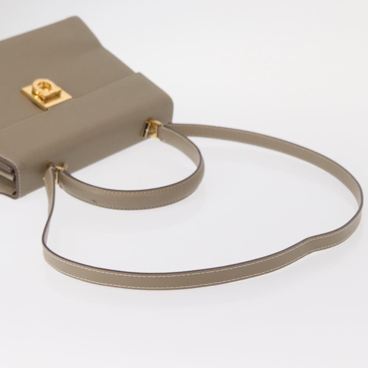 Salvatore Ferragamo Salvatore Ferragamo Gancini Top Handle Flap Bag Leather Size ONE SIZE - 16 Thumbnail