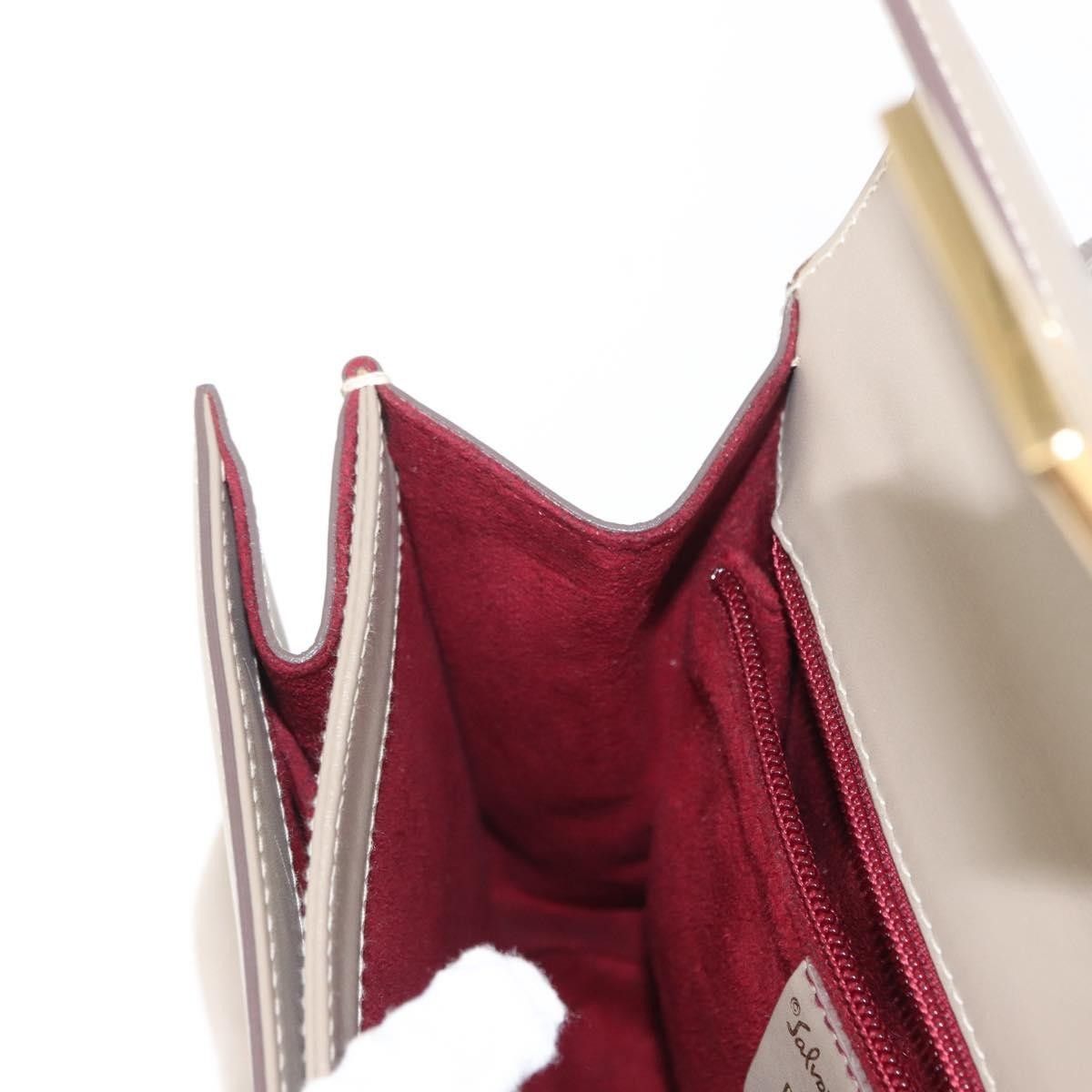 Salvatore Ferragamo Salvatore Ferragamo Gancini Top Handle Flap Bag Leather Size ONE SIZE - 22 Thumbnail