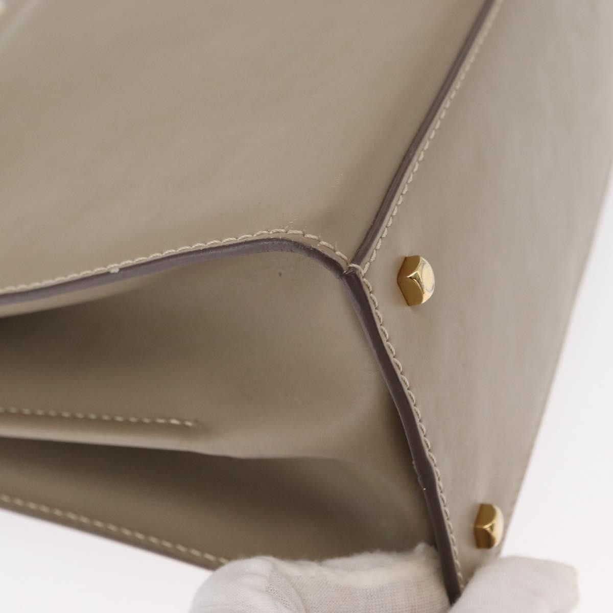 Salvatore Ferragamo Salvatore Ferragamo Gancini Top Handle Flap Bag Leather Size ONE SIZE - 9 Thumbnail