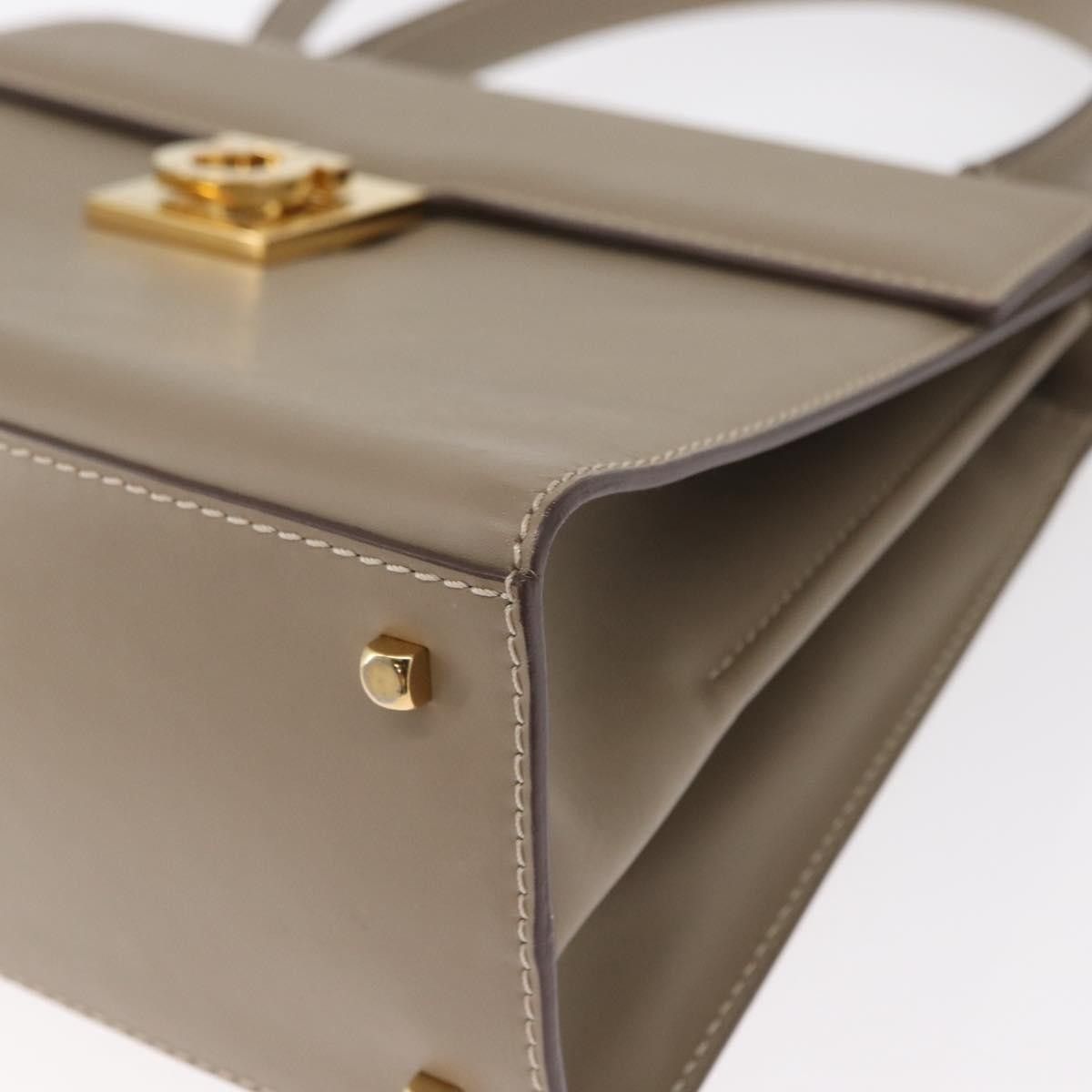Salvatore Ferragamo Salvatore Ferragamo Gancini Top Handle Flap Bag Leather Size ONE SIZE - 8 Thumbnail