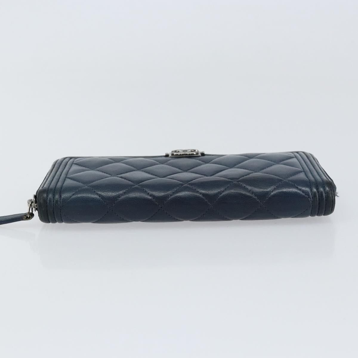 Chanel Chanel Boy Yen Wallet Quilted Lambskin Size ONE SIZE - 15 Thumbnail