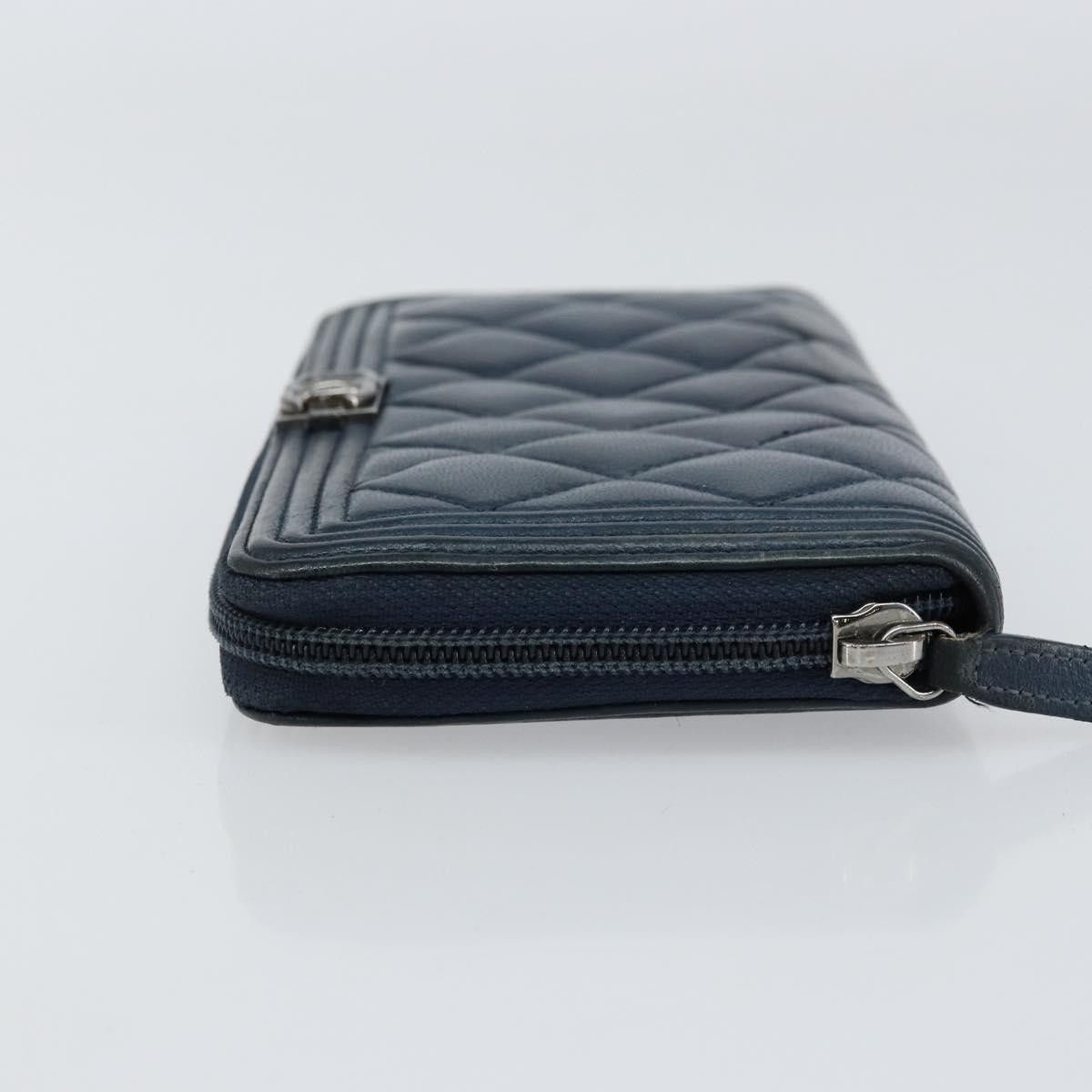 Chanel Chanel Boy Yen Wallet Quilted Lambskin Size ONE SIZE - 4 Thumbnail