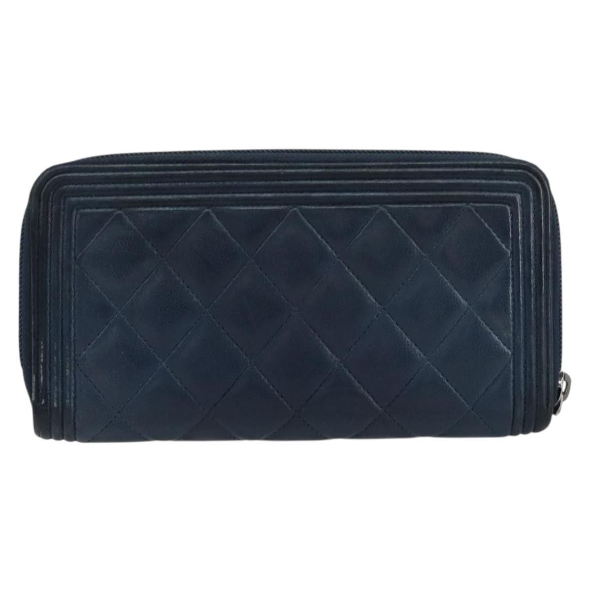 Chanel Chanel Boy Yen Wallet Quilted Lambskin Size ONE SIZE - 2 Thumbnail