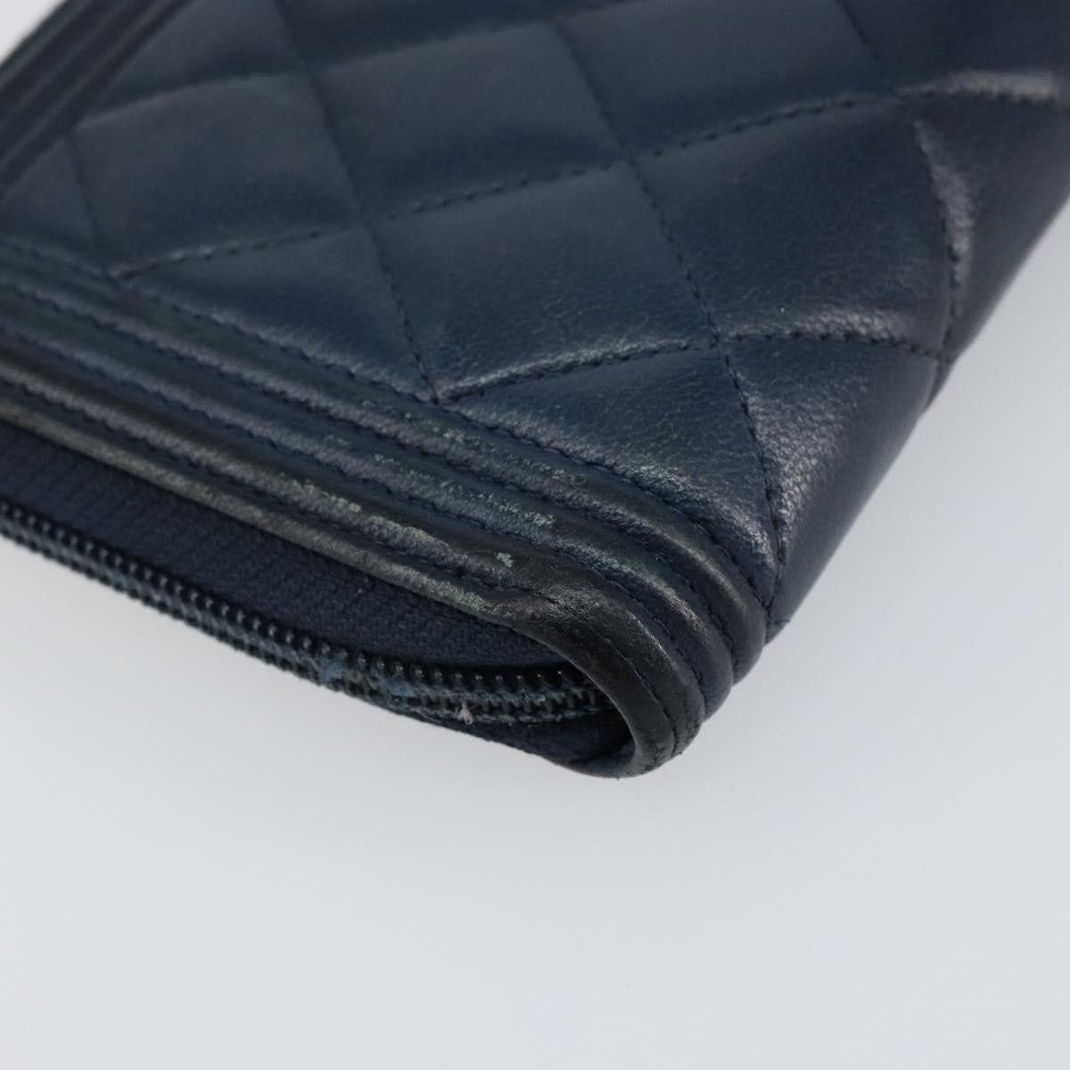 Chanel Chanel Boy Yen Wallet Quilted Lambskin Size ONE SIZE - 11 Thumbnail