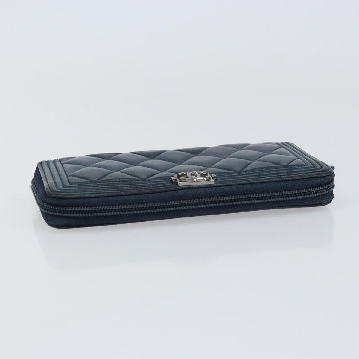 Chanel Chanel Boy Yen Wallet Quilted Lambskin Size ONE SIZE - 14 Thumbnail