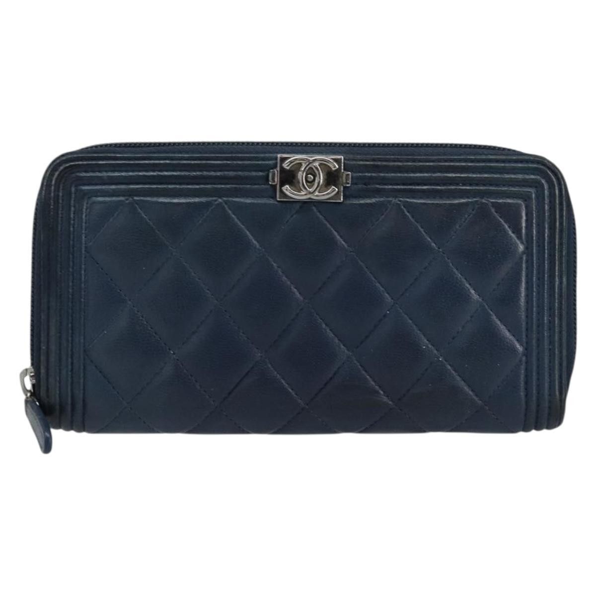 Chanel Chanel Boy Yen Wallet Quilted Lambskin Size ONE SIZE - 24 Thumbnail