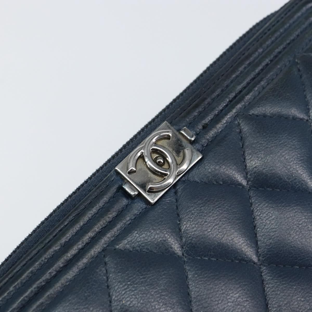 Chanel Chanel Boy Yen Wallet Quilted Lambskin Size ONE SIZE - 13 Thumbnail