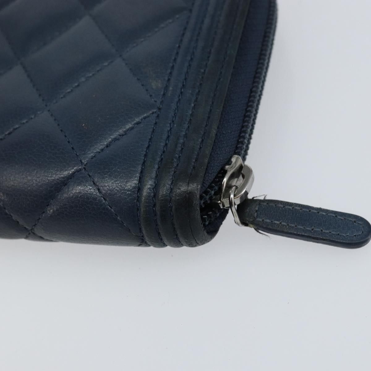 Chanel Chanel Boy Yen Wallet Quilted Lambskin Size ONE SIZE - 9 Thumbnail