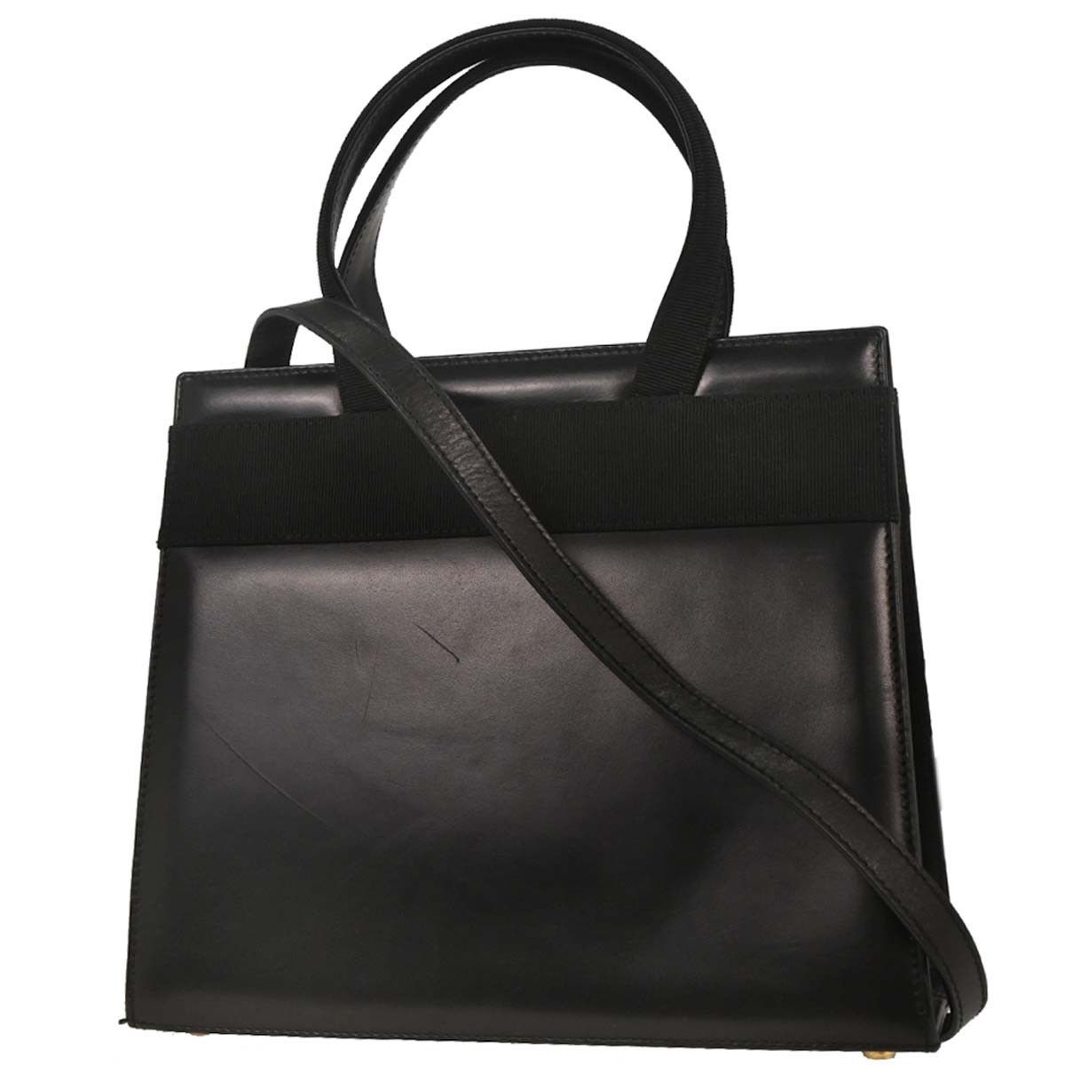 Salvatore Ferragamo Salvatore Ferragamo Convertible Vara Bow Tote Leather Size ONE SIZE - 2 Thumbnail