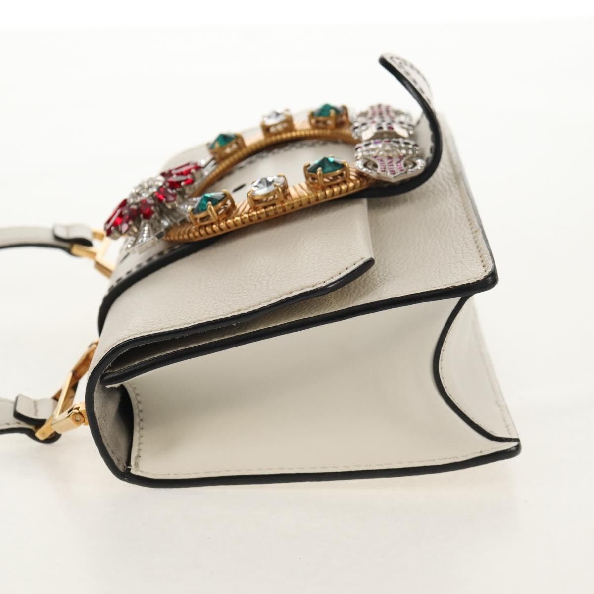 Miu Miu Miu Miu Madras Crystal Buckle Leather Size ONE SIZE - 3 Thumbnail