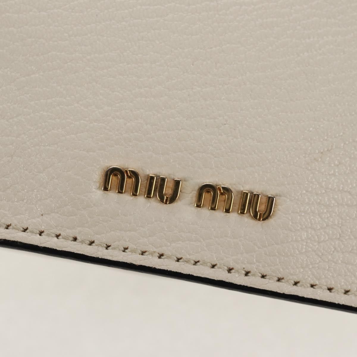 Miu Miu Miu Miu Madras Crystal Buckle Leather Size ONE SIZE - 6 Thumbnail