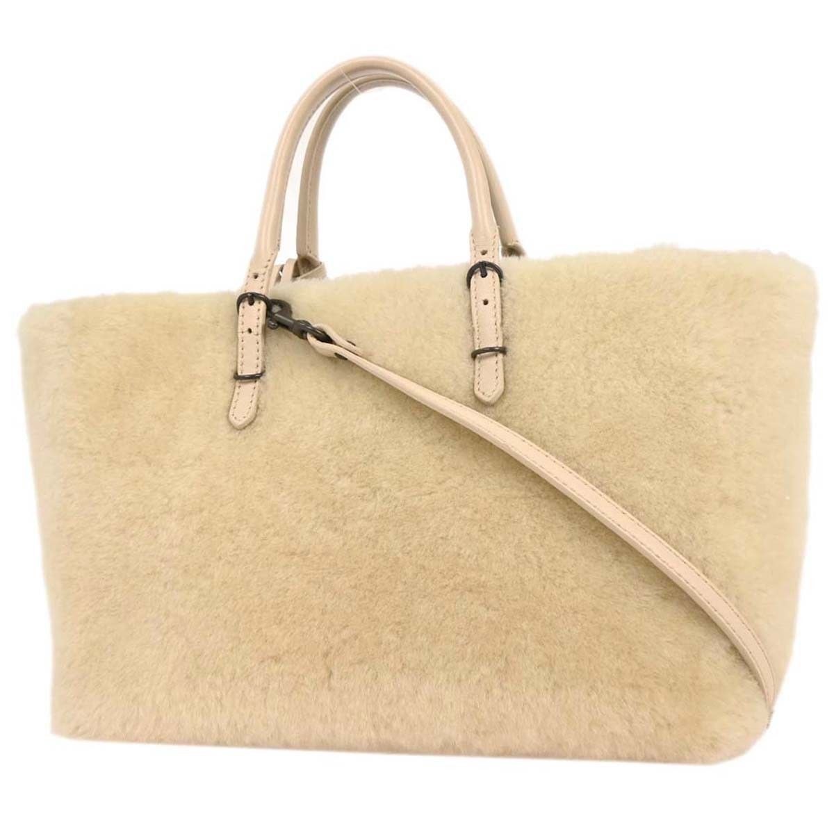 Balenciaga Balenciaga Papier A6 Zip Around Classic Studs Bag Shearling Size ONE SIZE - 2 Thumbnail