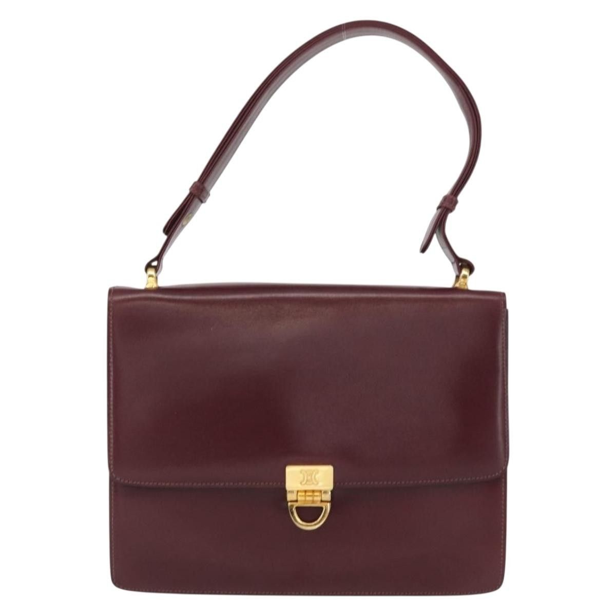 Celine Celine Vintage Flap Shoulder Bag Leather Size ONE SIZE - 18 Thumbnail