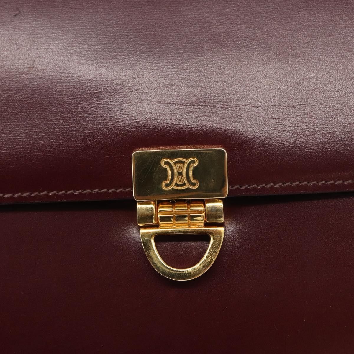 Celine Celine Vintage Flap Shoulder Bag Leather Size ONE SIZE - 12 Thumbnail