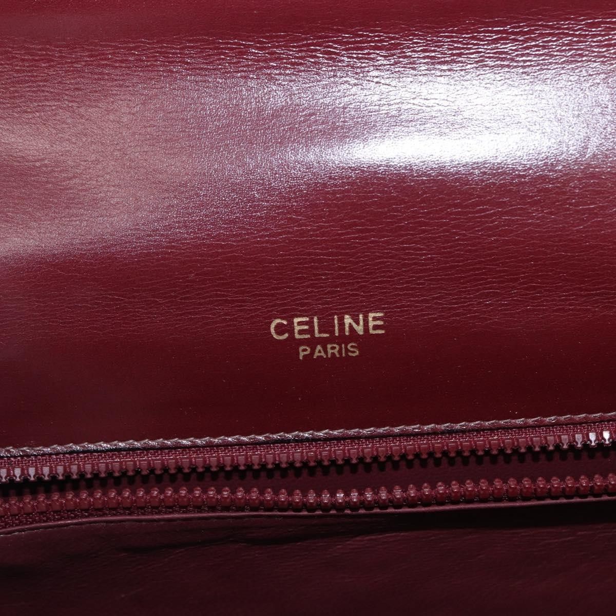 Celine Celine Vintage Flap Shoulder Bag Leather Size ONE SIZE - 6 Thumbnail