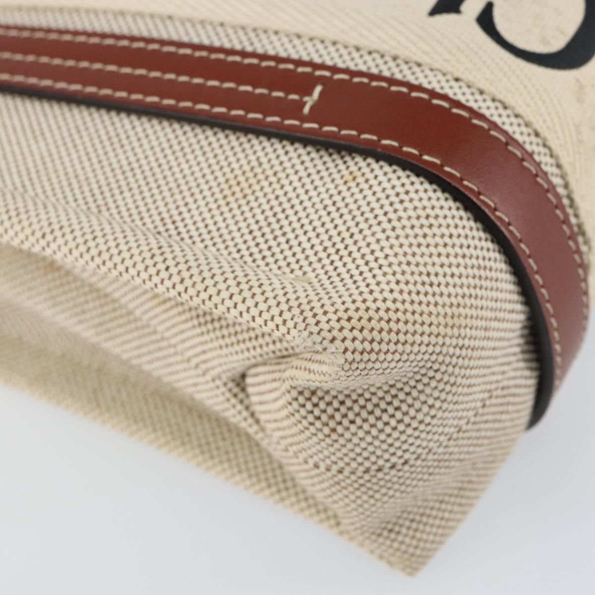Chloe Chloe Woody Convertible Tote Canvas with Leather Size ONE SIZE - 12 Thumbnail