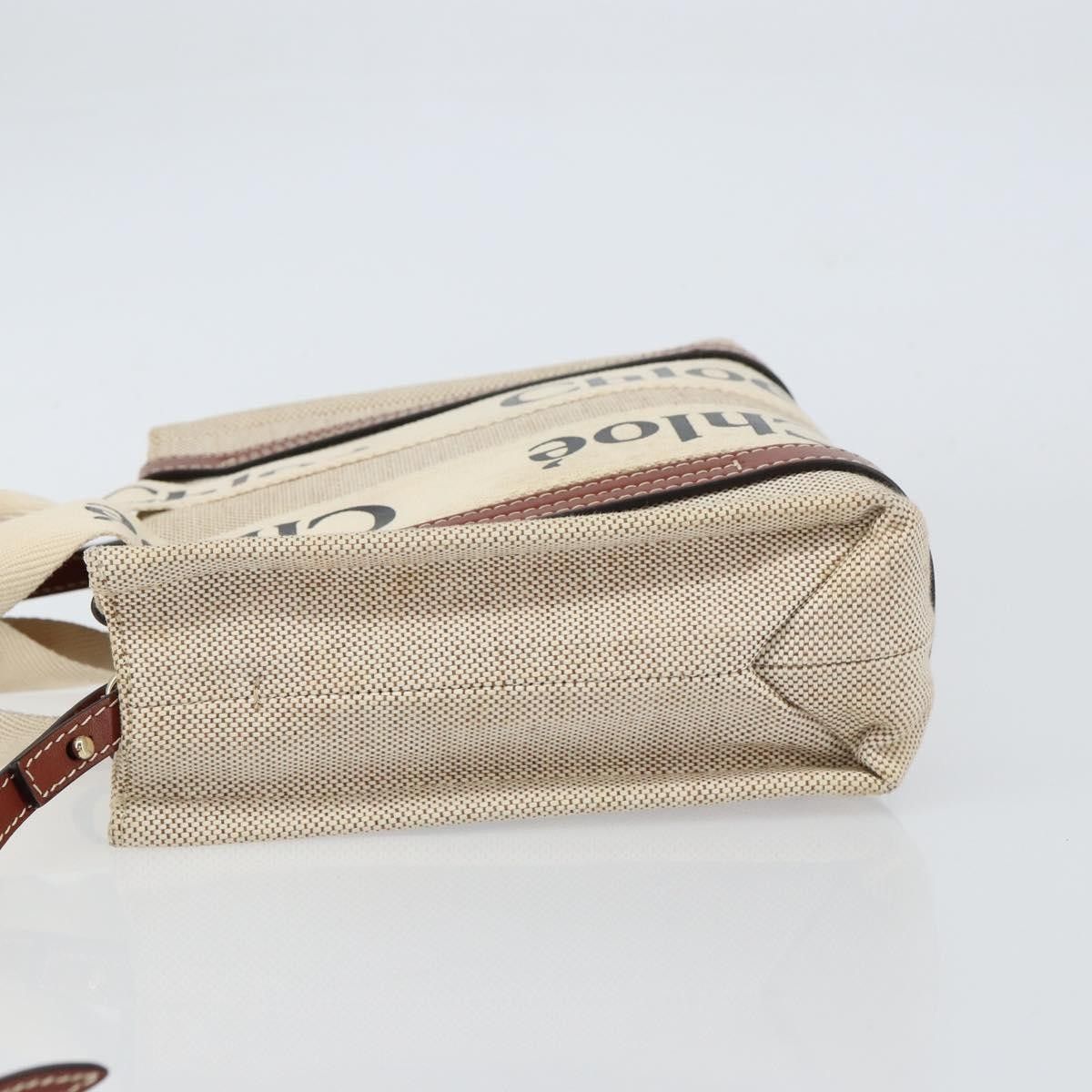 Chloe Chloe Woody Convertible Tote Canvas with Leather Size ONE SIZE - 4 Thumbnail