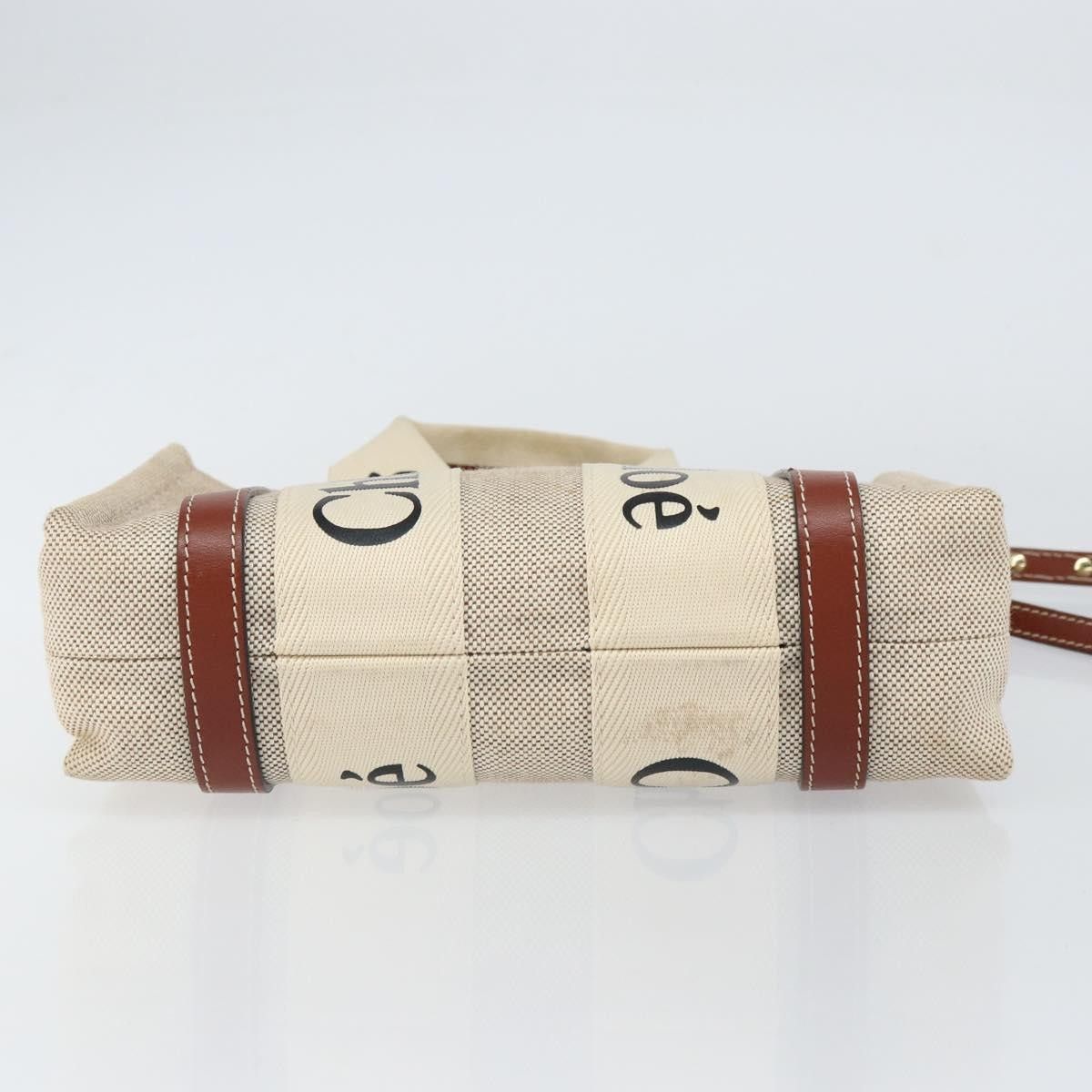 Chloe Chloe Woody Convertible Tote Canvas with Leather Size ONE SIZE - 20 Thumbnail