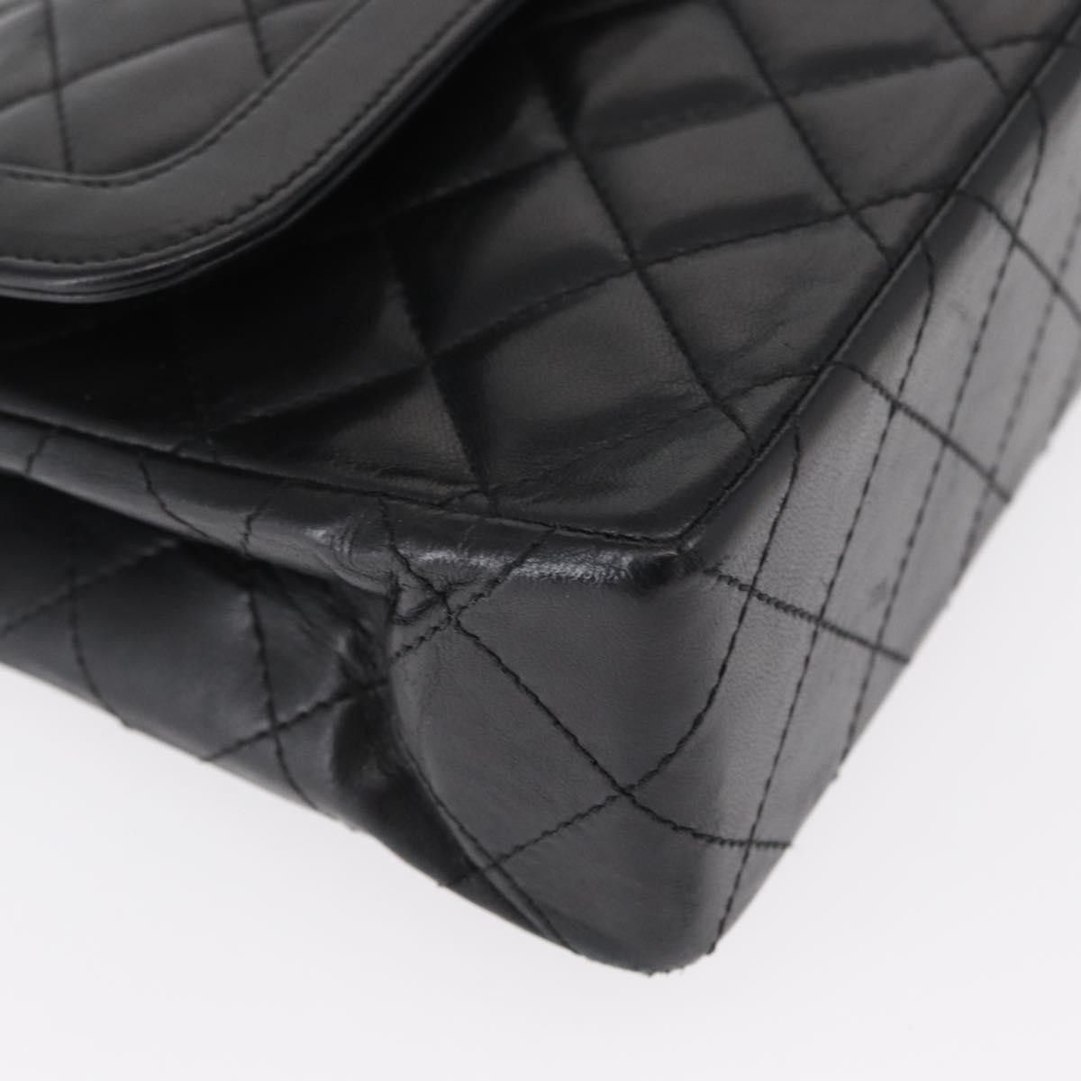 Chanel Chanel Vintage Two Tone CC Flap Bag Quilted Lambskin Size ONE SIZE - 9 Thumbnail