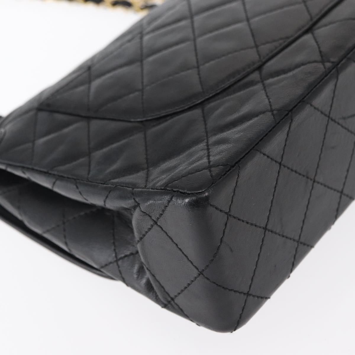 Chanel Chanel Vintage Two Tone CC Flap Bag Quilted Lambskin Size ONE SIZE - 11 Thumbnail