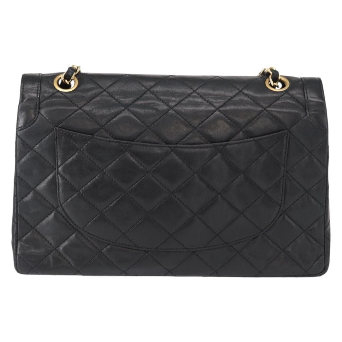 Chanel Chanel Vintage Two Tone CC Flap Bag Quilted Lambskin Size ONE SIZE - 2 Thumbnail