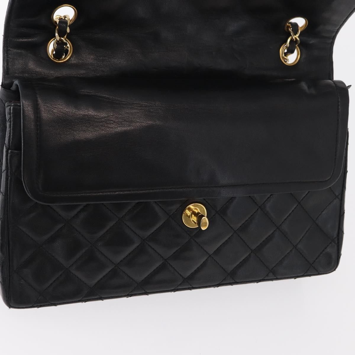 Chanel Chanel Vintage Two Tone CC Flap Bag Quilted Lambskin Size ONE SIZE - 21 Thumbnail