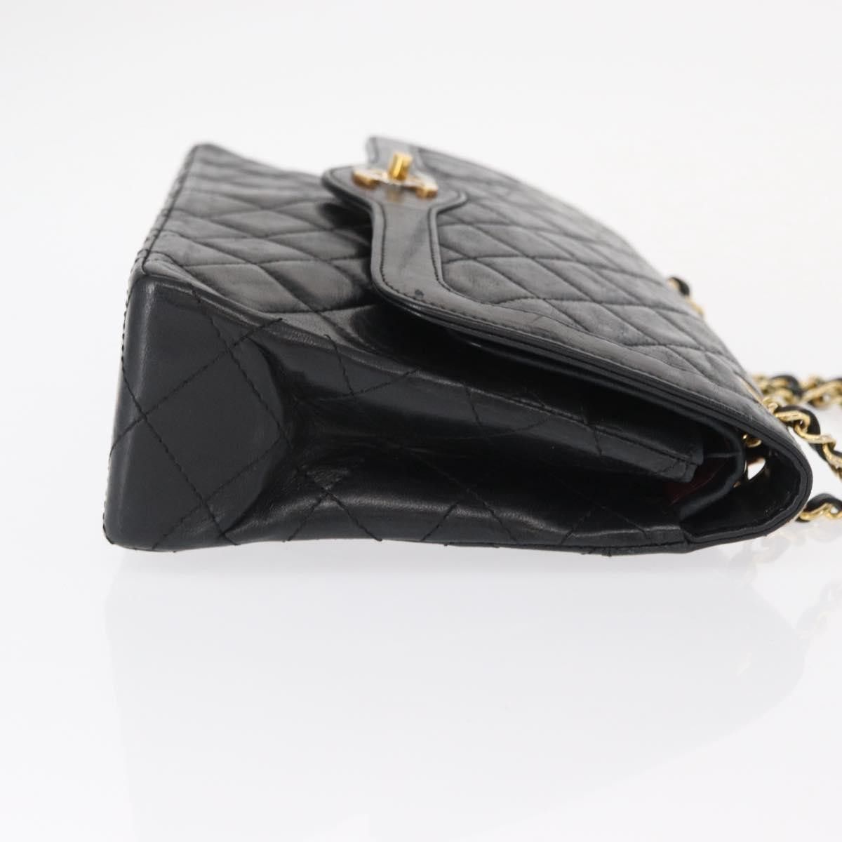 Chanel Chanel Vintage Two Tone CC Flap Bag Quilted Lambskin Size ONE SIZE - 3 Thumbnail