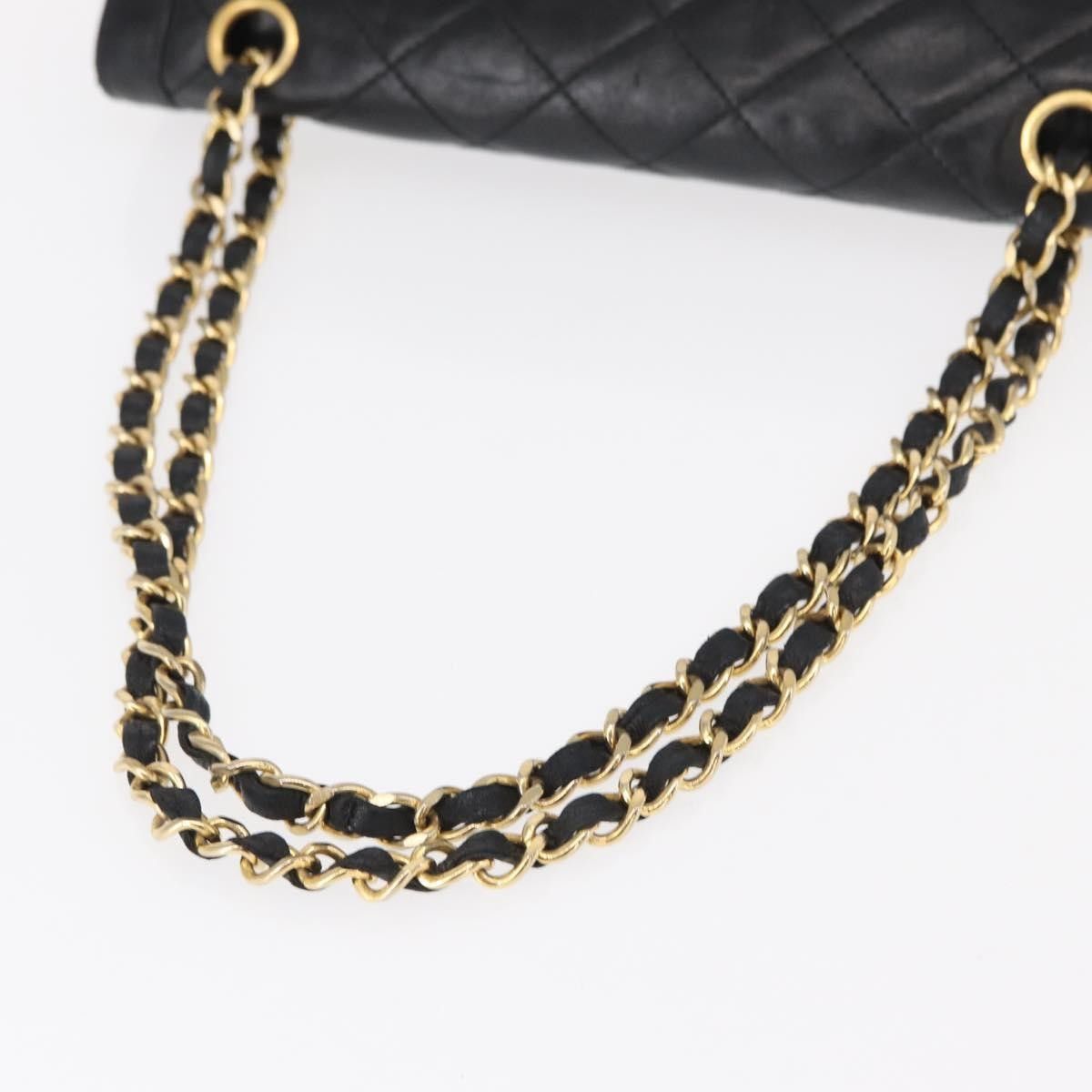 Chanel Chanel Vintage Two Tone CC Flap Bag Quilted Lambskin Size ONE SIZE - 13 Thumbnail