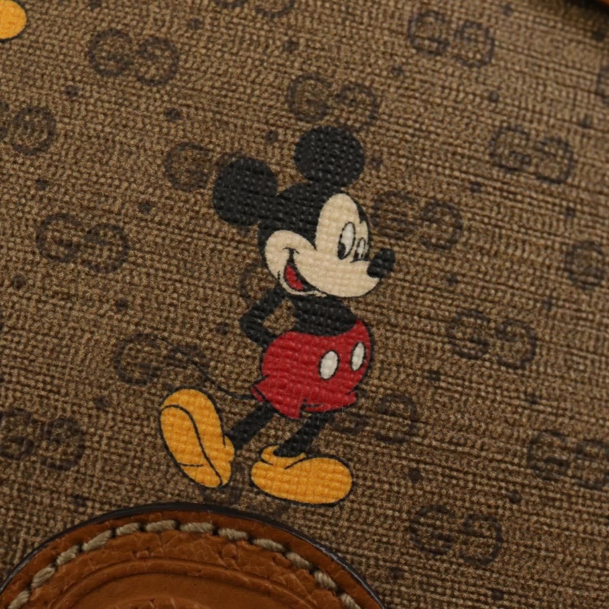 Gucci Gucci Disney Mickey Mouse Round Shoulder Bag Printed Mini GG Coated Canvas Size ONE SIZE - 22 Thumbnail