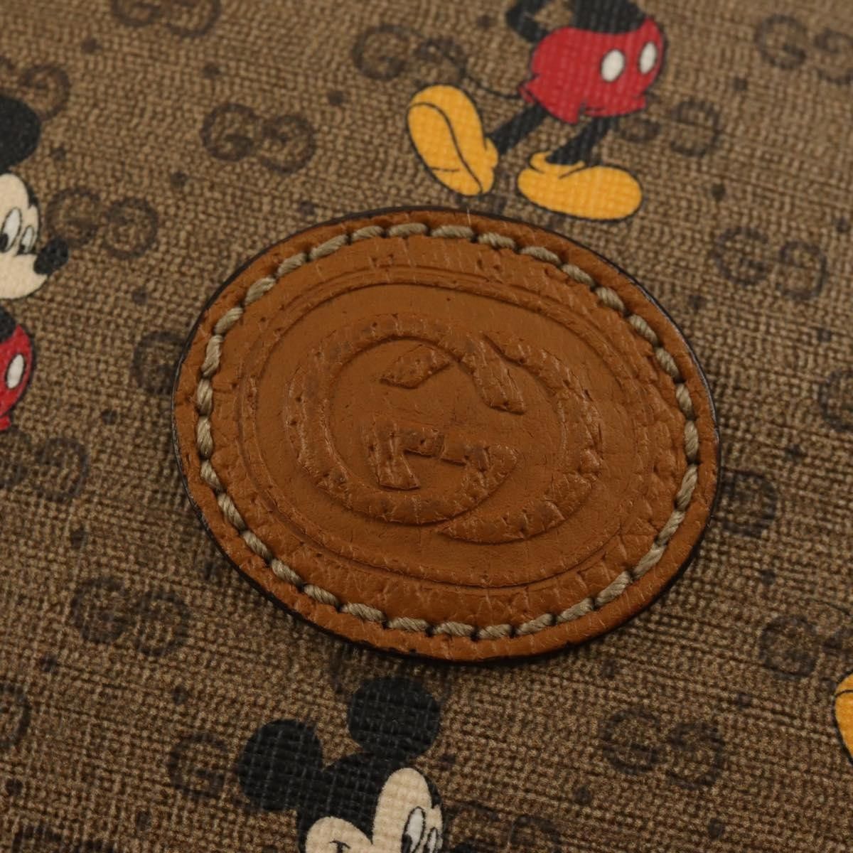 Gucci Gucci Disney Mickey Mouse Round Shoulder Bag Printed Mini GG Coated Canvas Size ONE SIZE - 21 Thumbnail
