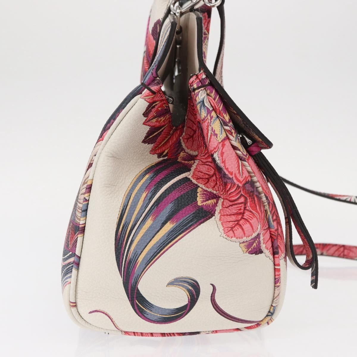 Salvatore Ferragamo Salvatore Ferragamo Studio Satchel Printed Leather Size ONE SIZE - 4 Thumbnail