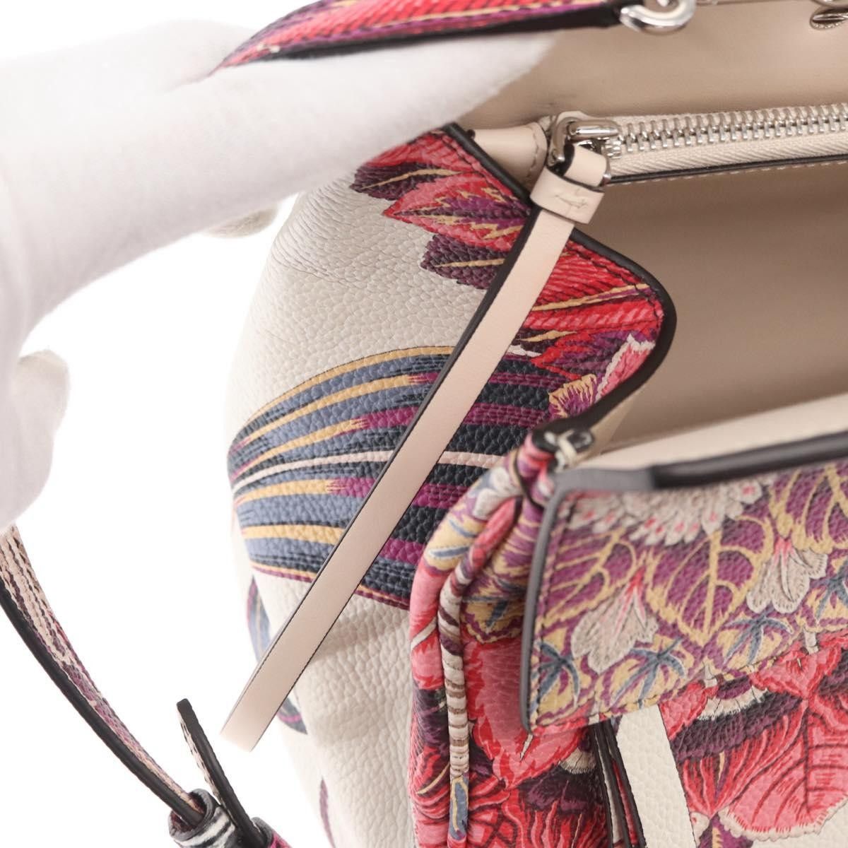 Salvatore Ferragamo Salvatore Ferragamo Studio Satchel Printed Leather Size ONE SIZE - 24 Thumbnail
